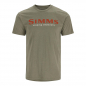 Preview: SIMMS T-Shirt Logo - Simms Orange/Military Heather