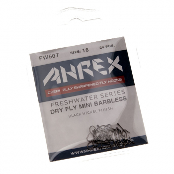 AHREX FW507 Dry Fly Mini Barbless Haken