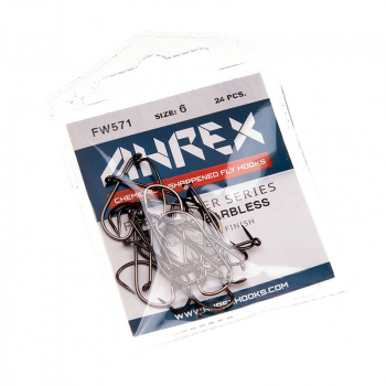 AHREX FW571 Dry Long Barbless Haken