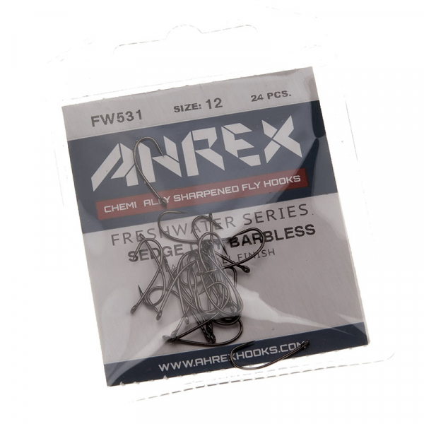 AHREX FW531 Sedge Dry Barbless Haken